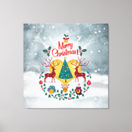 Weihnachts-Soul Ankündigung Postkarte Leinwanddruck