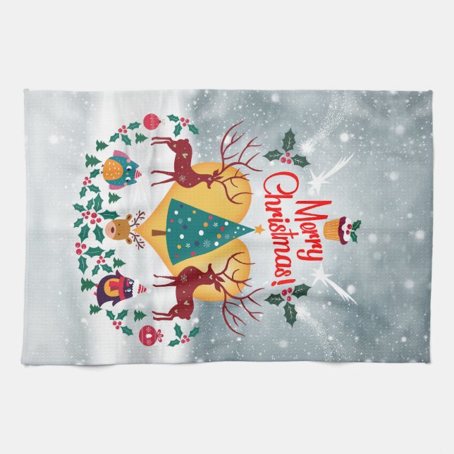 Weihnachts-Soul Geschirrtuch (Horizontal)