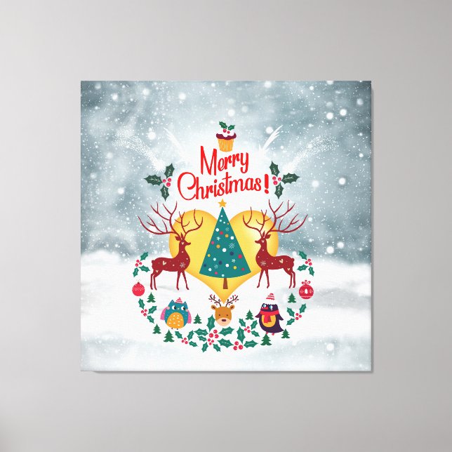 Weihnachts-Soul Leinwanddruck (Vorderseite)