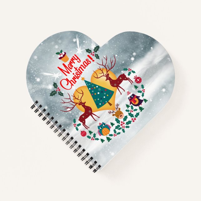Weihnachts-Soul SpiralNotebook Notizbuch (Vorderseite)