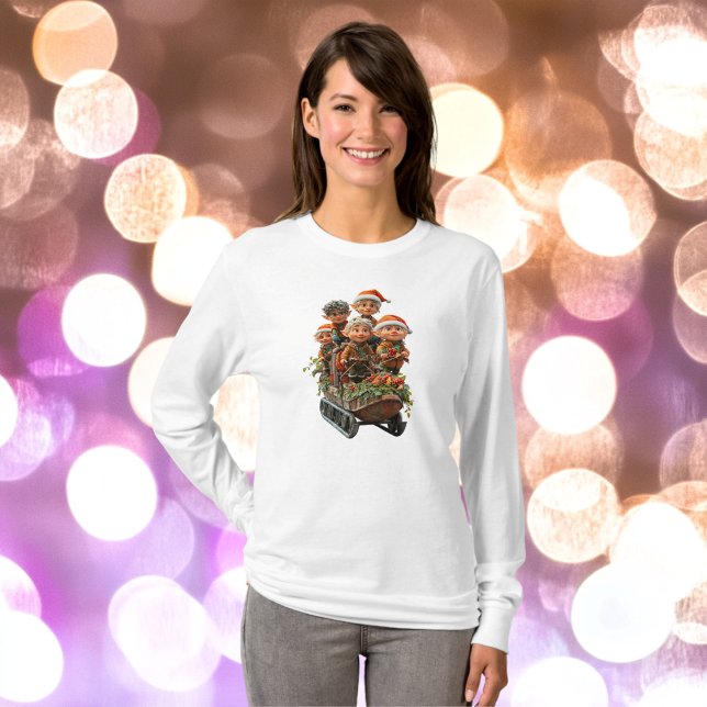 Weihnachts-Spaß für Frauen-T-Shirt T-Shirt (Von Creator hochgeladen)