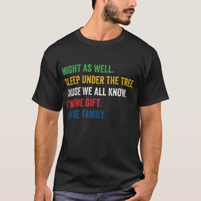 Weihnachts-Spaß Männer Frauen Lieblings-Person Fun T-Shirt (Vorderseite)