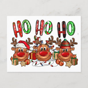 Weihnachts-Spaß Reindeer Postkarte