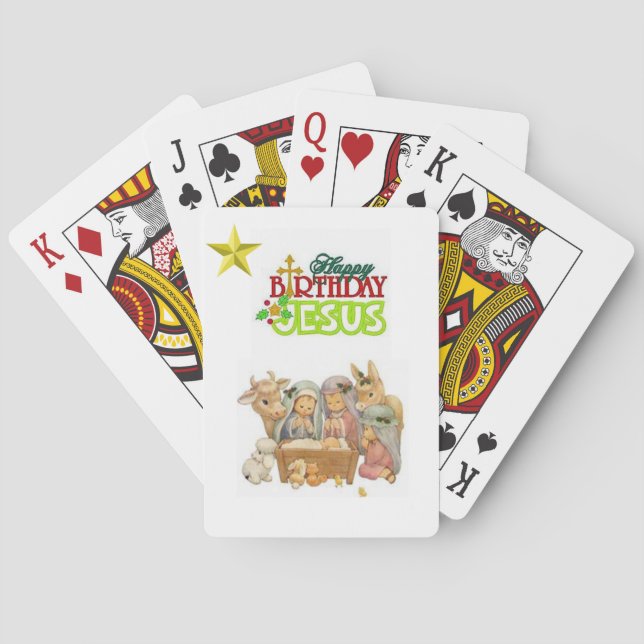 Weihnachts-Spielkarten-Deck Spielkarten (Rückseite)