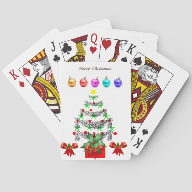 Weihnachts-Spielkarten-Deck Spielkarten (Rückseite)