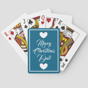 Weihnachts-Spielkarten für Papa von dalDesignNZ Spielkarten
