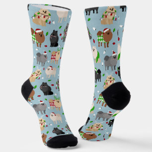 Weihnachts-Spitz Socken