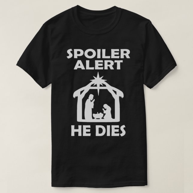 Weihnachts-Spoiler-Warnung - Weihnachten, Ostern T-Shirt (Design vorne)