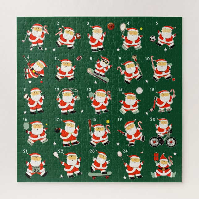 Weihnachts-Sport-Countdown (Vertikal)