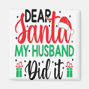 Weihnachts-Sprichwort Pun Liebe Weihnachten Mein M Magnet