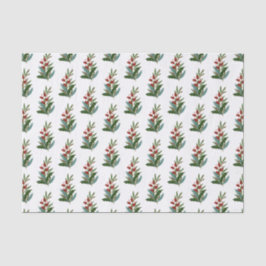 Weihnachts-Sprigs-Muster Seidenpapier