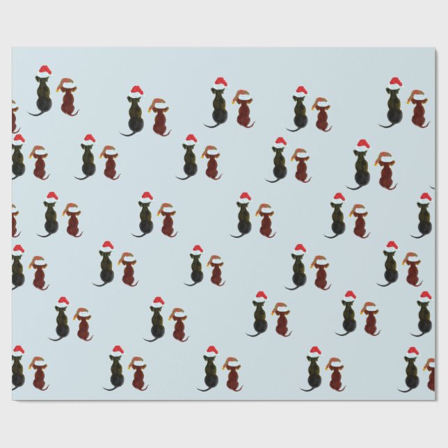 Weihnachts-Springador Geschenkpapier (Flach)