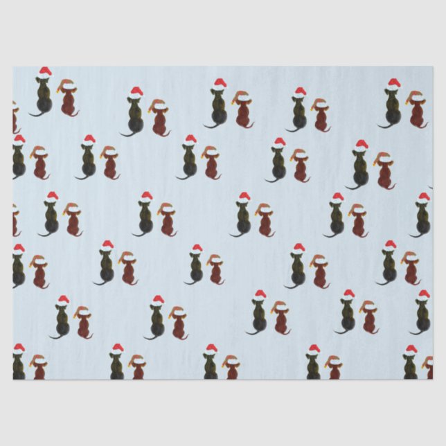 Weihnachts-Springador Seidenpapier (Vorderseite)