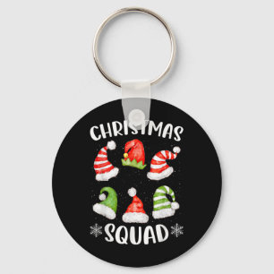 Weihnachts-Squad Familiengruppe passt Weihnachten  Schlüsselanhänger
