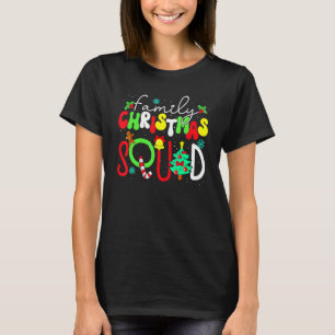 Weihnachts-Squad Familiengruppe passt Weihnachten  T-Shirt