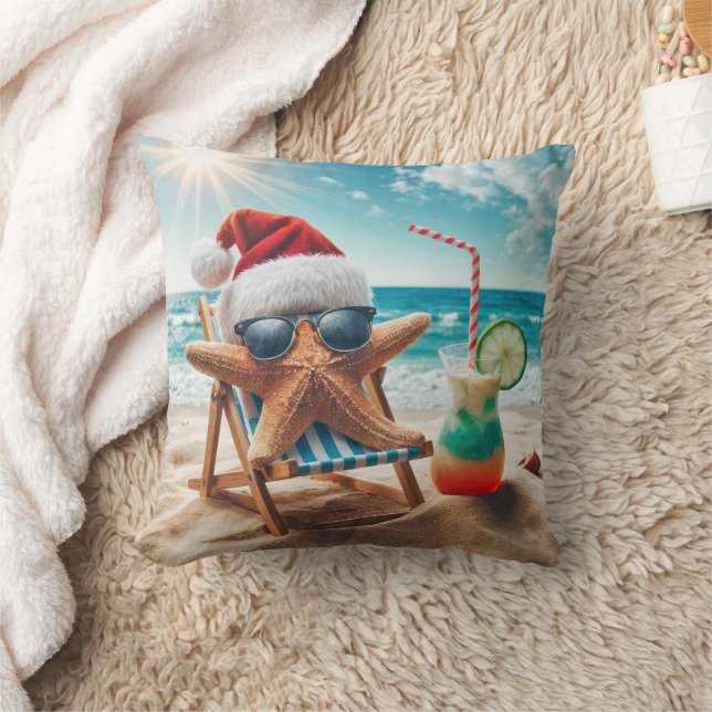 Weihnachts-Starfish mit Cocktail Kissen (Decke)