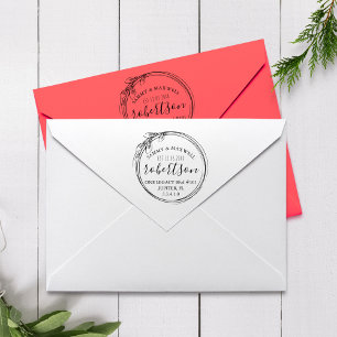 Weihnachts-Stationery-Briefmarke Gummistempel