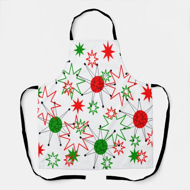 Weihnachts-Sternexplosionen Schürze (Vorderseite)