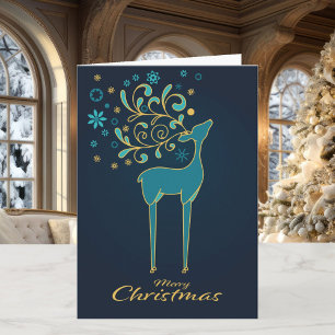 Weihnachts Stilvoll Moderner Newsletter Grußkarte Karte