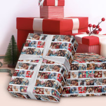 Weihnachts Strip Foto Name Collage Holiday