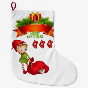 Weihnachts-Strumpf, Elf Großer Weihnachtsstrumpf