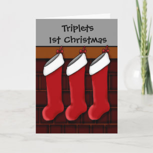 Weihnachts-Strumpf für Triplets1 Weihnachten
