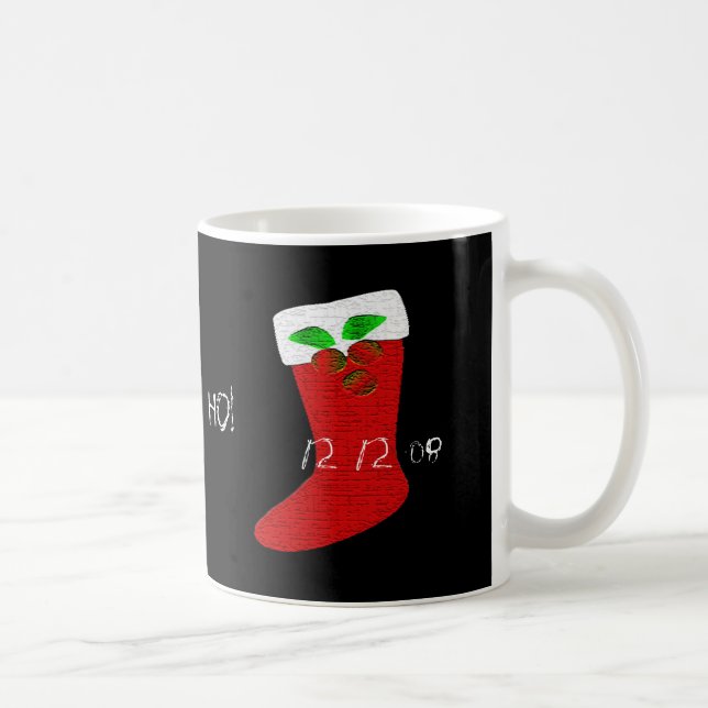 Weihnachts-Strumpf Kaffeetasse (Rechts)