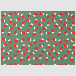 Weihnachts-Strumpf-Muster Seidenpapier