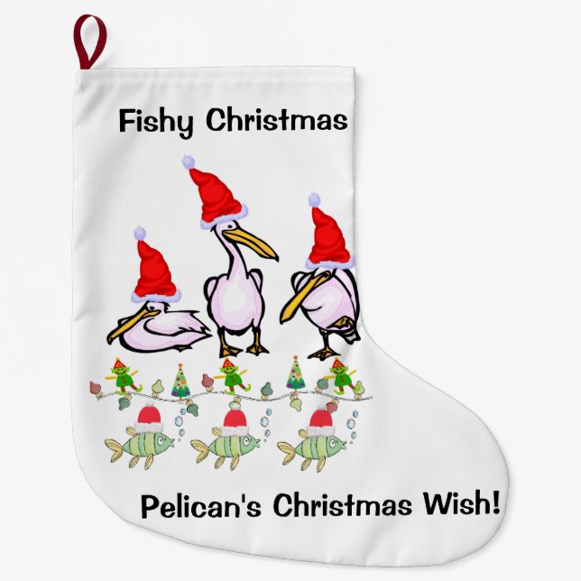 Weihnachts-Strumpf, Pelican Großer Weihnachtsstrumpf (Vorderseite)