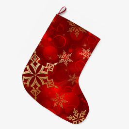 Weihnachts-Strumpf/Schneeflocken Großer Weihnachtsstrumpf