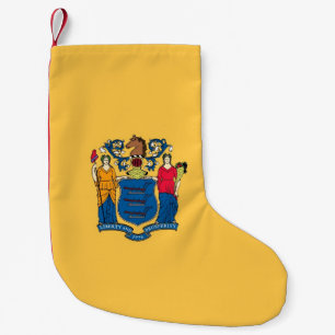 Weihnachts-Strümpfe mit der Fahne New Jersey Kleiner Weihnachtsstrumpf