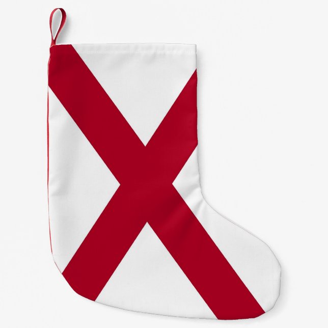 Weihnachts-Strümpfe mit der Fahne von Alabama, USA Kleiner Weihnachtsstrumpf (Vorderseite)