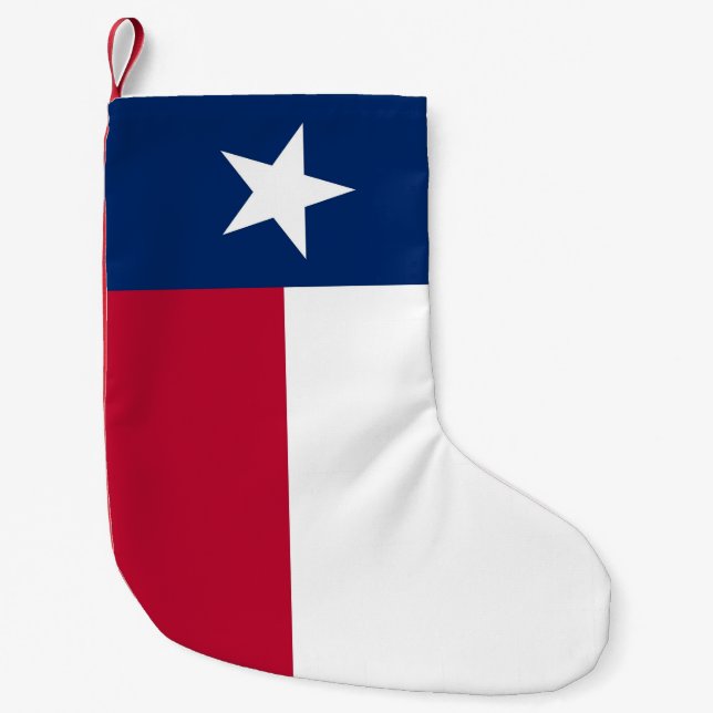 Weihnachts-Strümpfe mit der Fahne von Texas Kleiner Weihnachtsstrumpf (Vorderseite)
