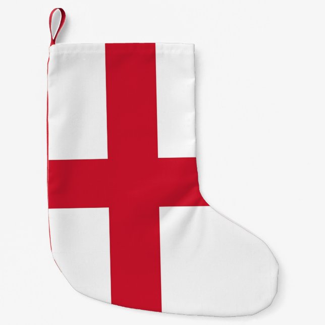 Weihnachts-Strümpfe mit der Flagge Englands Kleiner Weihnachtsstrumpf (Vorderseite)