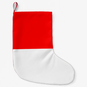 Weihnachts-Strümpfe mit der Flagge Indonesiens Kleiner Weihnachtsstrumpf