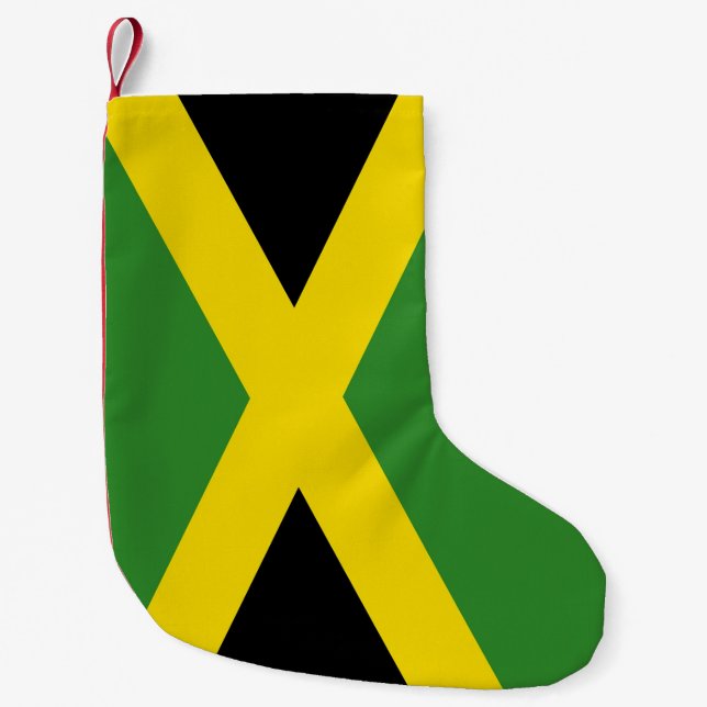 Weihnachts-Strümpfe mit der Flagge Jamaikas Kleiner Weihnachtsstrumpf (Vorderseite)