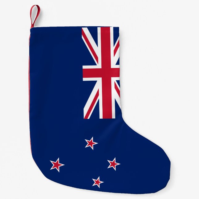 Weihnachts-Strümpfe mit der Flagge Neuseelands Kleiner Weihnachtsstrumpf (Vorderseite)