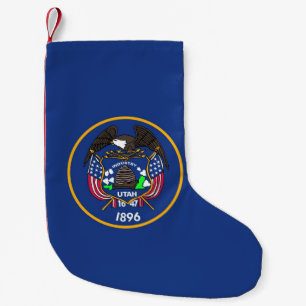 Weihnachts-Strümpfe mit der Flagge von Utah Kleiner Weihnachtsstrumpf