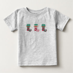 Weihnachts-Strümpfe Wraparound Baby T-shirt