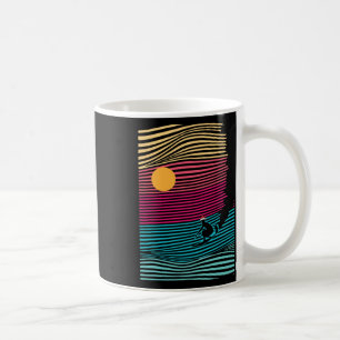 Weihnachts-Surfing im Juli Retro-Strand Sommerferi Kaffeetasse