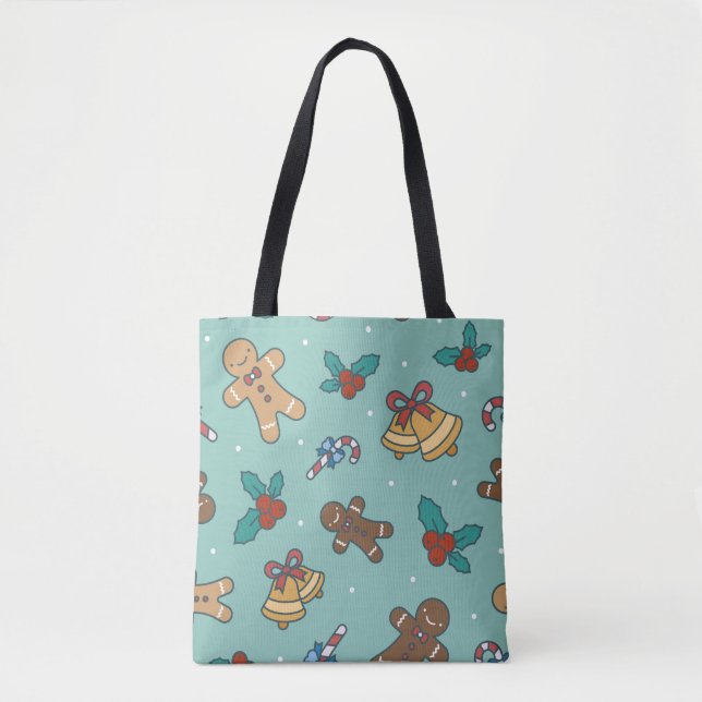 Weihnachts-Süßigkeiten-Design Tasche (Vorderseite)