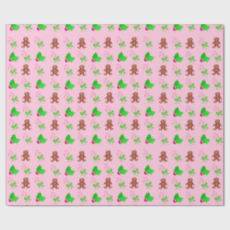Weihnachts-Süßigkeiten Geschenkpapier
