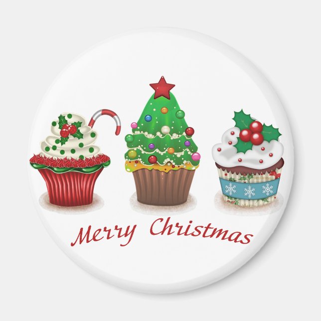 Weihnachts-Süßigkeiten Magnet (Vorne)
