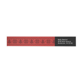 Weihnachts-Sweater Holiday Wrap Rücksendeadresse