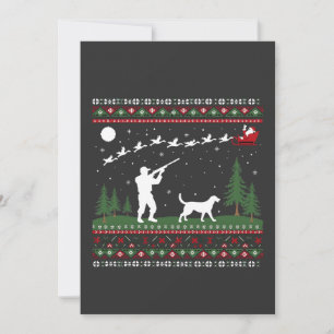 Weihnachts-Sweater Jagdsaison Weihnachten Save The Date