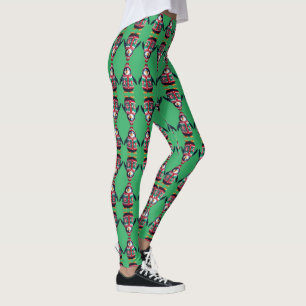 Weihnachts-Sweater-Pinguin Leggings