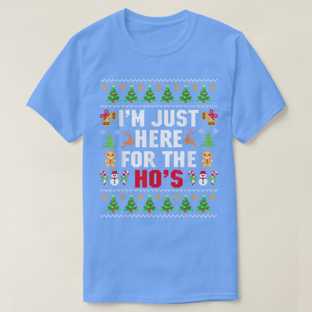 Weihnachts-Sweater Santa bin nur für die T-Shirt (Design vorne)