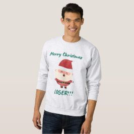 Weihnachts-Sweatshirt, Merry Xmas Loser, Sweater Sweatshirt