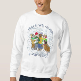 Weihnachts-Sweatshirt mit Kindern und St.Bernard Sweatshirt