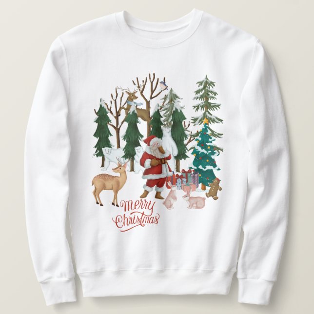 Weihnachts-Sweatshirt Sweatshirt (Design vorne)